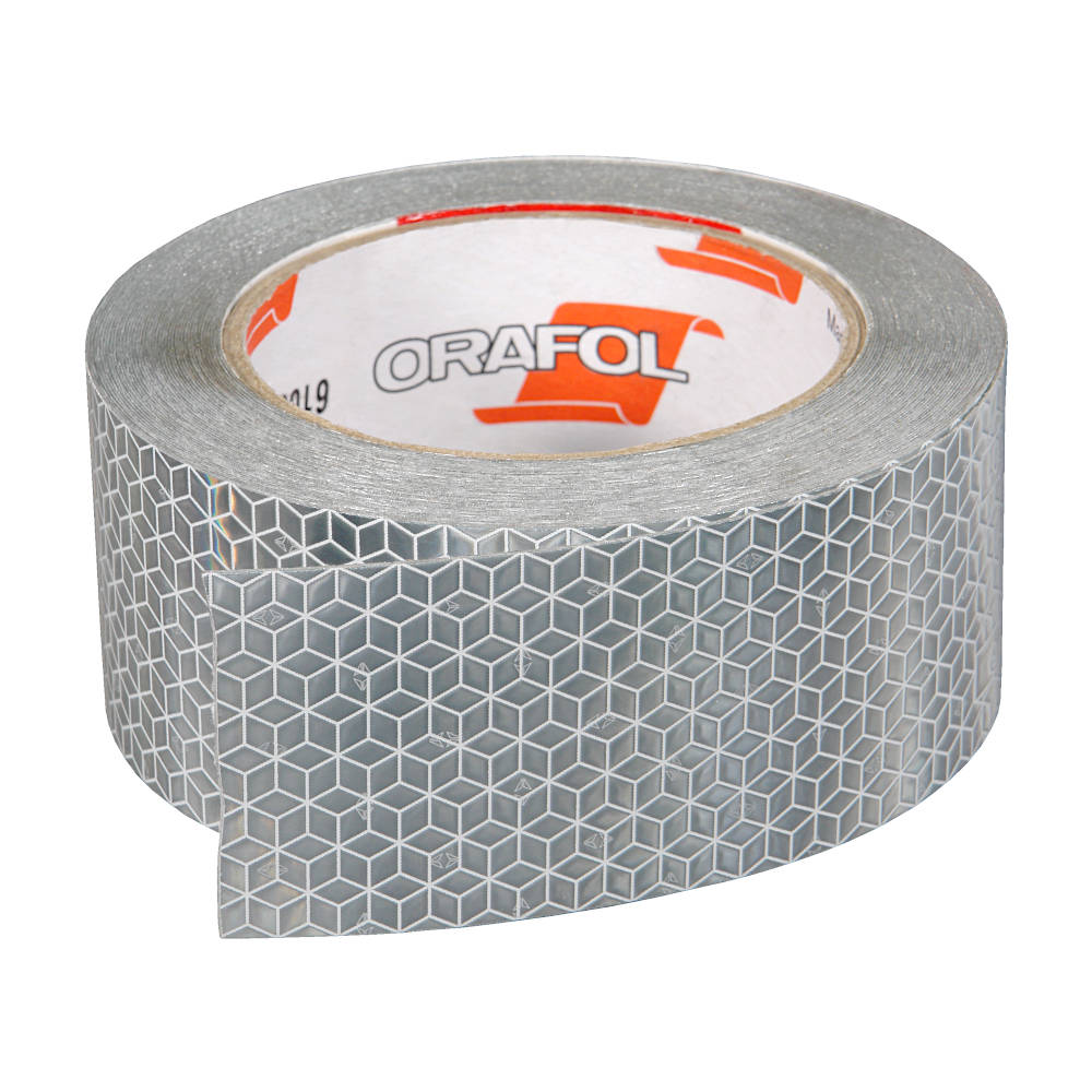 Световозвращающая лента, БЕЛАЯ, 50мм*50м, REFLEXITE VC104+ Rigid Grade