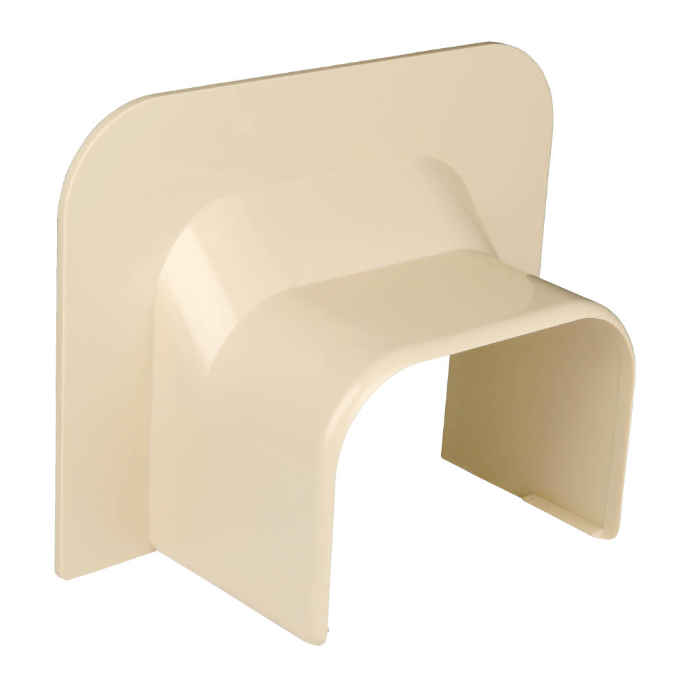 Прямой ввод в стену для кабель-канала 74х55 БЕЖЕВЫЙ